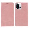 For OnePlus 13T 5G Case Strong Magnetic PU Leather Phone Cover Calf Texture