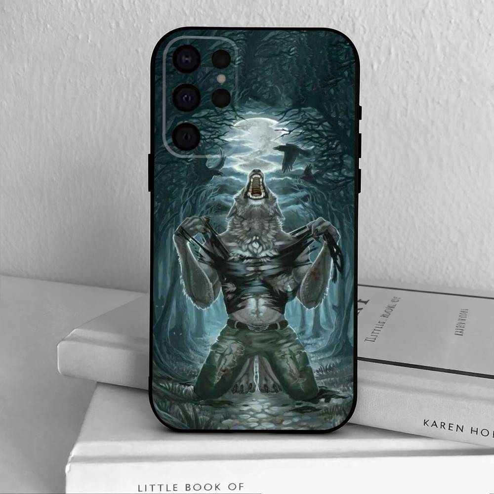 Крутой чехол для телефона Alpha Sigma Wolf для Samsung S25, S24, S21, S22, S23, S30, Ultra, S20, Plus, Другие Мягкий черный чехол