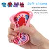 3D Animal Print Silicone Case Protective Storage Holder with Lanyard Shockproof Anti Drop for Bitzee Interactive  Digital Pet