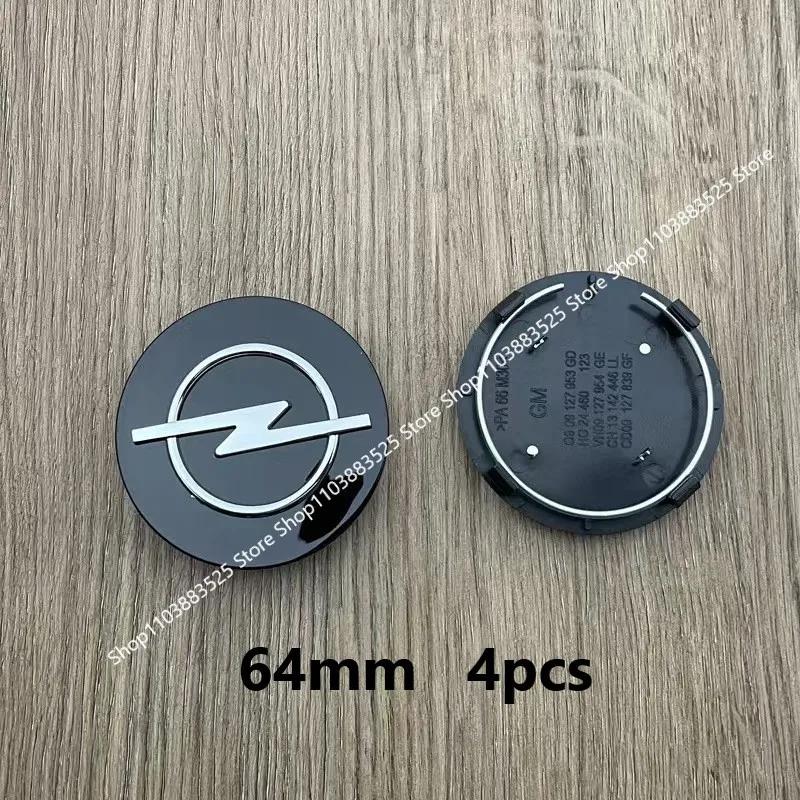 4pcs 54/58/60/64mm Car Wheel Center Hub Caps for Opel OPC Corsa E F A B C D Gsi Turbo Cors Line Hubcap Accessories
