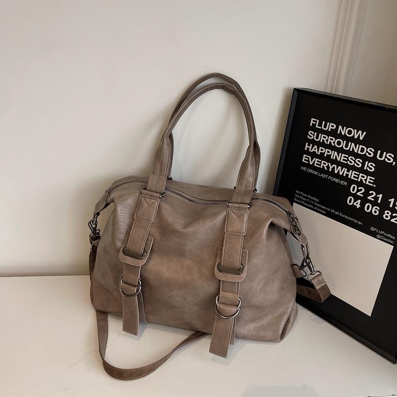 Женская сумка, большая вместительная сумка-тоут, мягкая кожаная сумка через плечо