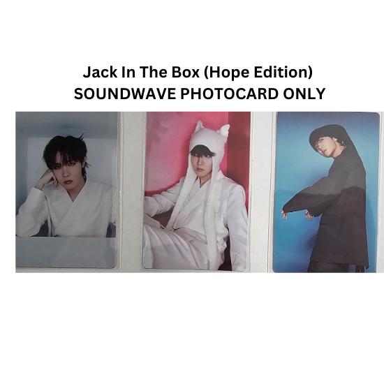 BTS Джей-Хоуп Джек в коробке Хоуп Эд. ТОЛЬКО фотокарточки