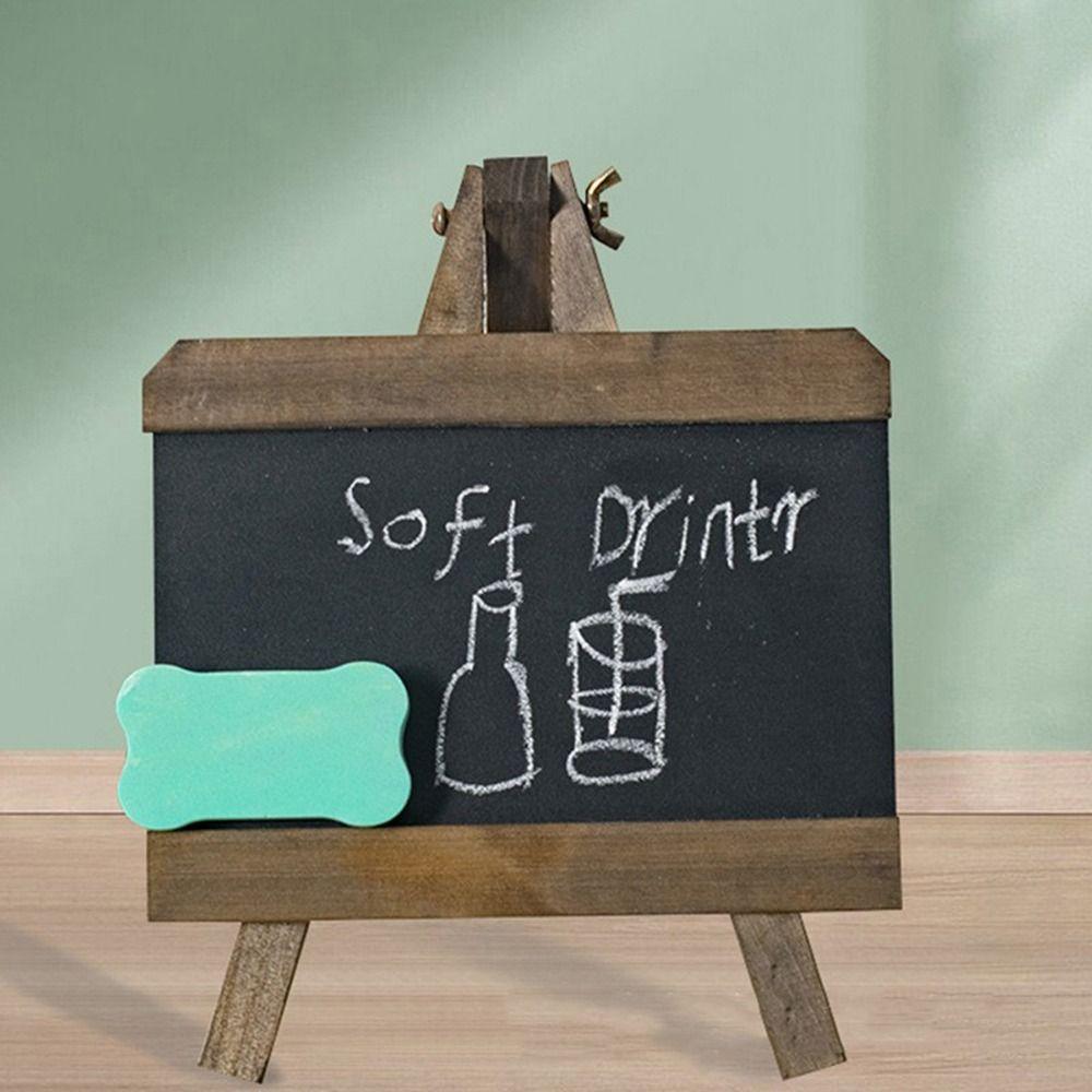 Mini Retro Bar Chalkboard Collapsible Small Wooden Blackboard Message Board Wedding Decor