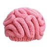 Spoof Horror Brain Hat Halloween Beanie Knitted Stretchy Thick Adult Child Skullies Keep Warm Outdoor Kids Bonnet Winter Headwear