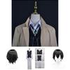 Изысканный костюм для косплея Дазая Осаму, парик, тренч, Бродячие псы Литературы, Хэллоуин, Карнавал