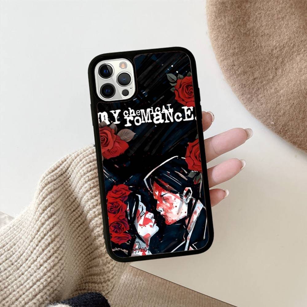 Инди-рок группа My C-Chemical R-Romance Чехол для телефона Беспроводная зарядка PC+TPU Для IPhone 11 12 13 14 15 16 17 Pro Max Plus Чехол