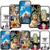 Чехол для телефона для iPhone 17 15 16 Plus Redmi Note 14 12 11 13 Pro Max Huawei P30 P20 Lite OPPO A60 A40 A80 A54 Луффи Ван Пис Санджи Ророноа Зоро Coque