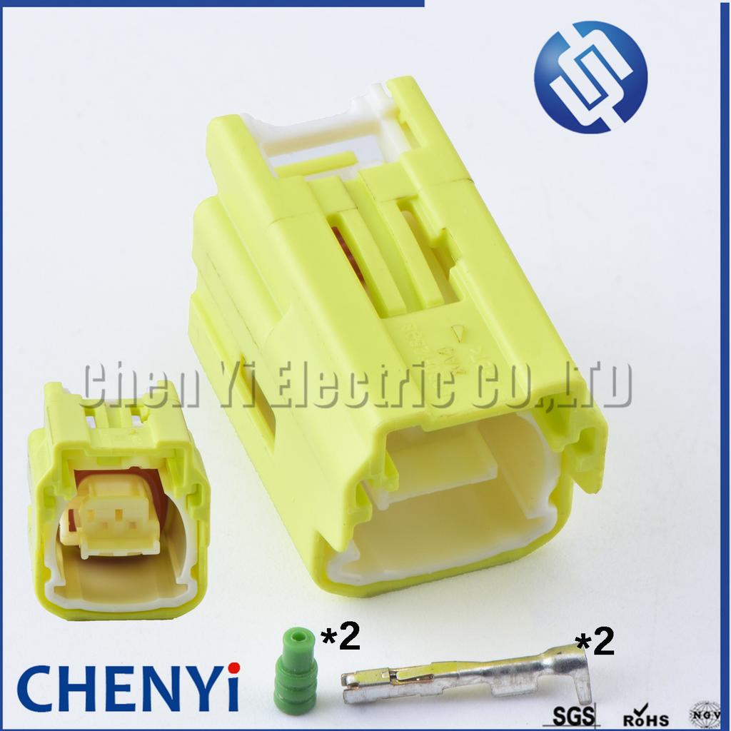 2 Pin Auto Wiring Harness Connector Car Sensor Plug Socket 7c83-0651-70 90980-12698 7283-0651-70