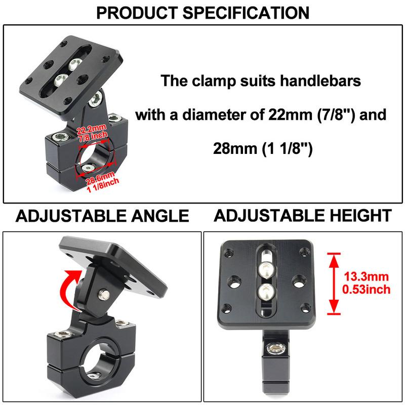 Handlebar GPS Mount Navigation Bracket Fit For KTM 690 790 890 Duke 390 790 890 1050 1190 Adventure 690 SMC 1290 Super Adventure