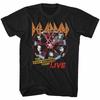 Def Leppard 7-дневные выходные Черная футболка для взрослых Унисекс футболка