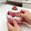 Yousheng Медленно поднимающаяся игрушка-антистресс Двухслойный клубничный торт Сжимаемая игрушка Безопасный снятие стресса Мягкий медленный отскок Декомпрессия Подарок для детей и взрослых