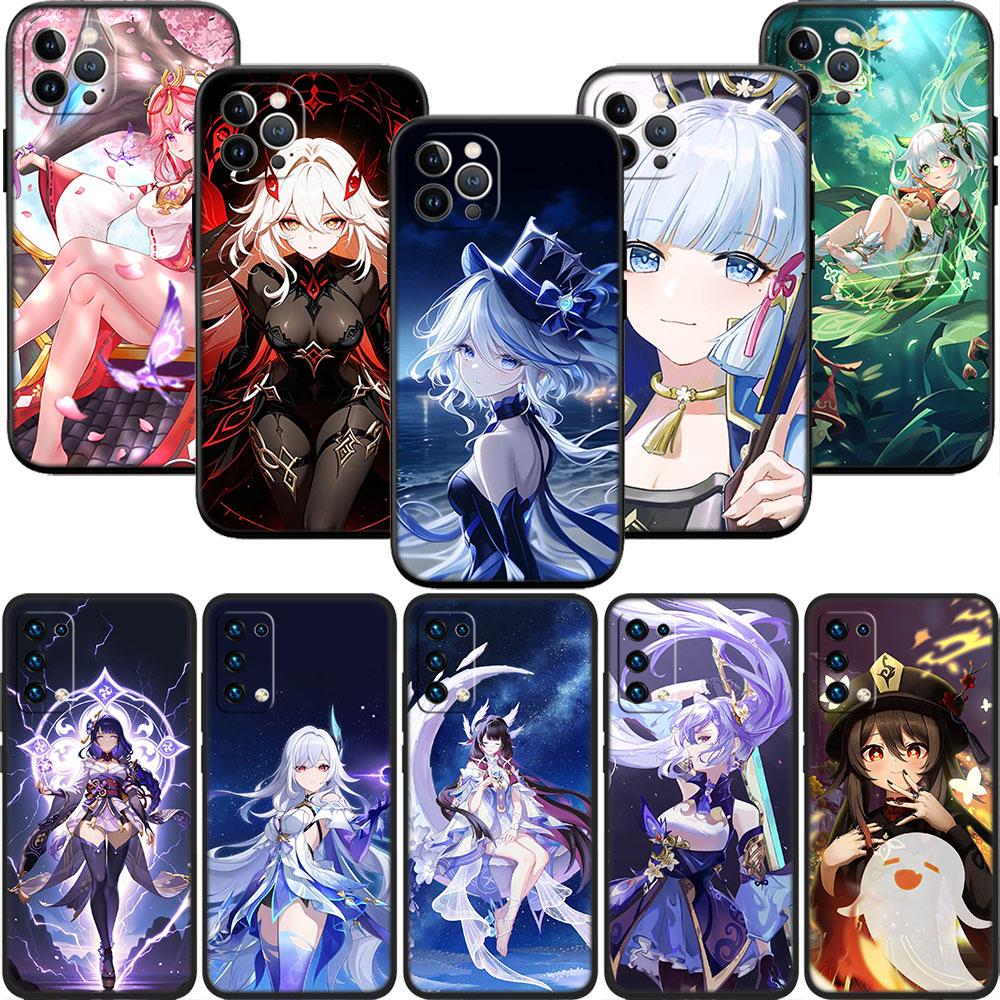 BF65 Genshin Impact Мягкий чехол для телефона для Xiaomi Poco C40 C50 C51 C55 C65 C71 C75 F3 F5 F6 F7 M2 M3 Pro Ultra