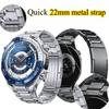 22-мм Роскошный титановый ремешок для Huawei Watch GT6 Pro GT5 46 мм 4 4Pro Ультра-роскошный ремешок для Seiko Для Amazfit GTR4/3/2 Balance