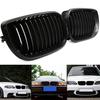 2Pcs Car Front Grill Cover Grille for 02-05 BMW E46 318i 320i 325i 328i 330i
