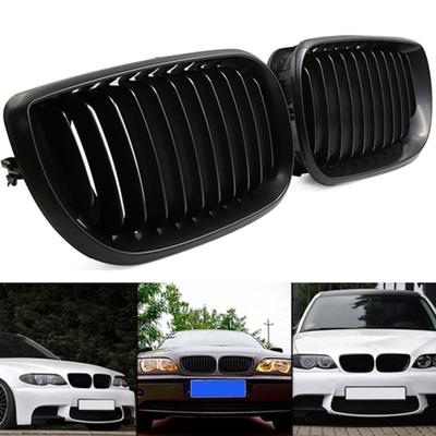 2 шт. Накладка на переднюю решетку радиатора для 45693 BMW E46 318i 320i 325i