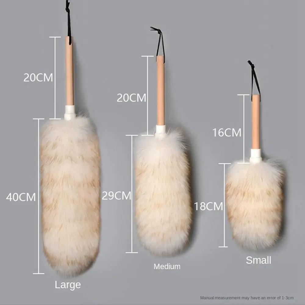 Wool Duster Household Cleaning Dust Duster Brush Car Cleaning Sweeping Dust Home Daily Use Washable Clean Houseware Tools use