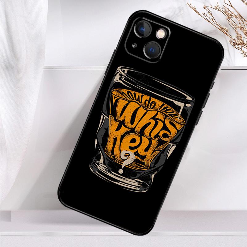 Чехол для сигары и виски для iPhone 14 13 12 11 16 15 Pro Max Mini Cover X XR XS 8 7 14 16 15 Plus Аксессуары