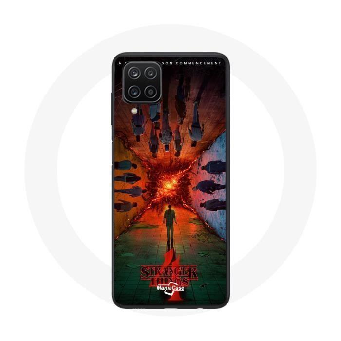 Coque pour Samsung Galaxy A22 4G Stranger Things Saison 4 Affiche Equipages de la Nouvelle Théorie