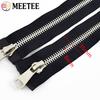 Meetee 70/80/90/100 см 8# Металлические Молнии Распорная Двусторонняя Молния Одежда Сумки Авто-Замок Молнии Ремонт DIY Швейные Аксессуары