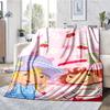 Strawberry Shortcake Theme Printed Blanket - Perfect for Couch, Bed, Travel & Outdoor Use | Machine Washable, Cozy & Durable.