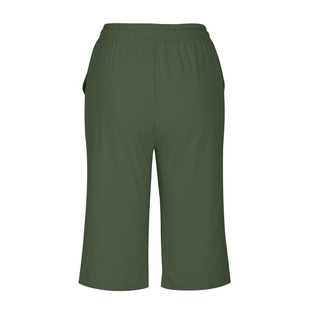 Женские льняные шорты, повседневные шорты с высокой талией, шорты на шнурке с карманами