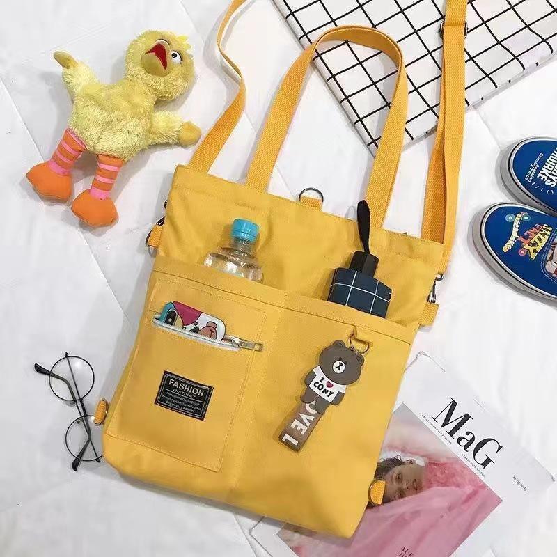Ins Style Canvas Tote Bag Women's Small Crossbody Bag Versatile Student Supplement Handbag