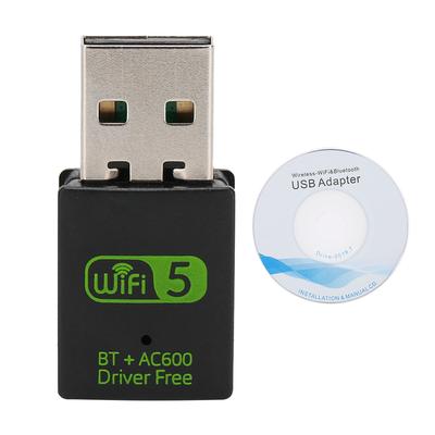 600 МБ WiFi Bluetooth 4.2 Dongle Сетевая карта Беспроводной приемник Бесплатный драйвер 2 в 1 Lan Антенна