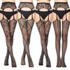 Suspender Stockings, Erotic Stockings, Women's Sexy Tights, Fishnet Patterned Crotchless Stockings
