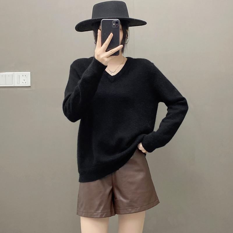 Женский свитер Qinghe 100% чистый кашемир - Ультрамягкий роскошный зимний пуловер