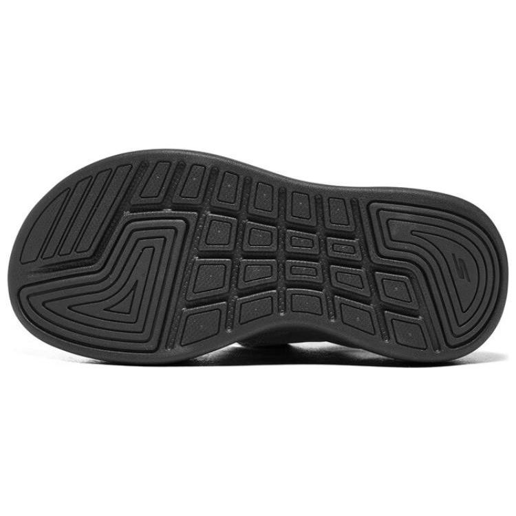 Skechers Максимальная амортизация Основная сандалия Нескользящая Прочная Спортивная сандалия Женские сандалии Черный 141603-BBK