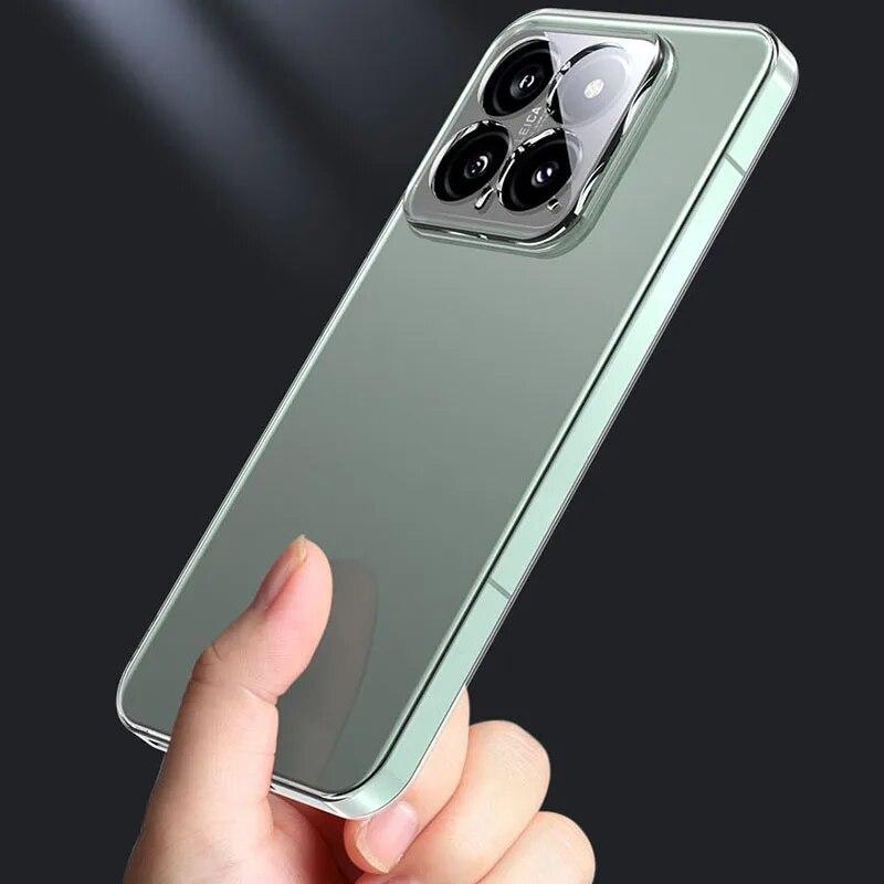 Ультратонкий силиконовый прозрачный мягкий чехол для Xiaomi Mi 13 12 Lite 14 13T 12 12S 12X 12T Pro ультра прозрачный кристаллический корпус из ТПУ Mi 13