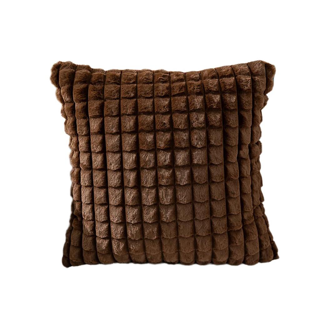 Новогодняя плюшевая наволочка Удобная Легко стирающаяся Наволочка для подушки для украшения дивана и кровати