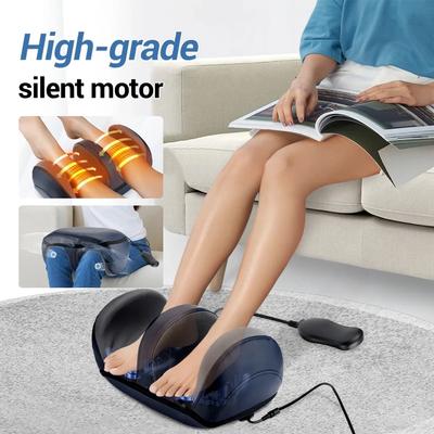 Электрический массажер для ног, разминающий, подогреваемый массажер для голеней, горячий компресс, снятие усталости, расслабление мышц ног