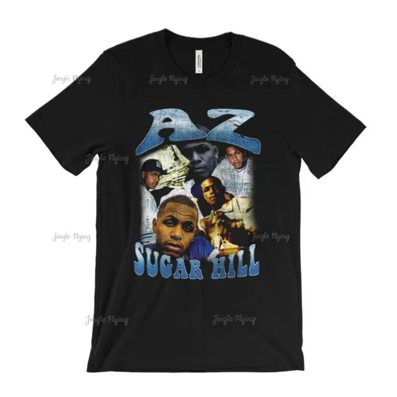 Az Tshirt Sugar Hill The Firm Nas Foxy Brown Nature Firm Biz Illmatic One Love Vntg Rap Tee 90s Golden Era Hip Hop