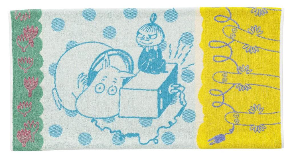 MOOMIN Marushin Pillowcase MOOMIN Radio Time Terry Cloth 1405022600 (Adult Size)