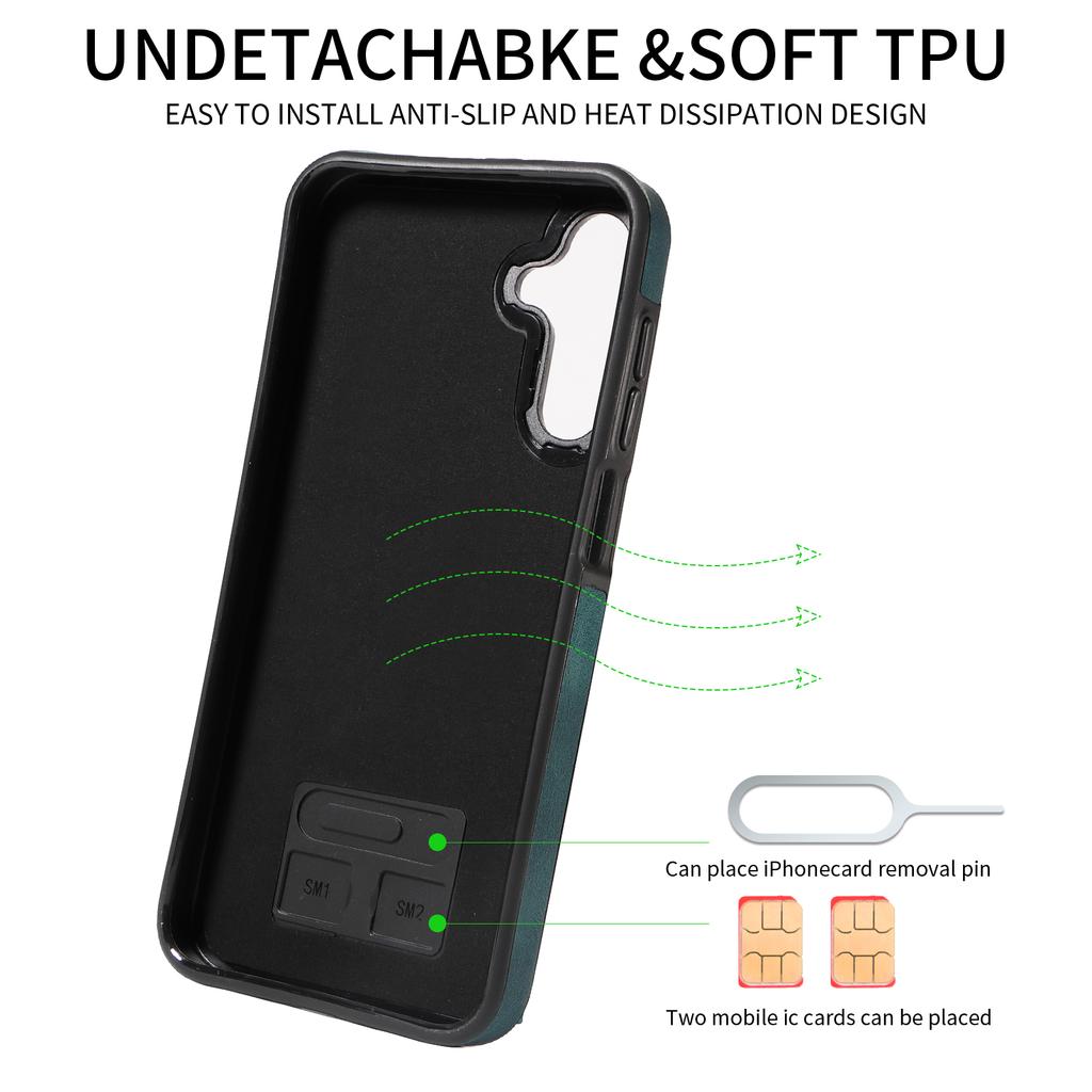 Для Samsung Galaxy A15 (4G),Samsung Galaxy A15 5G Кольцо Кронштейн Держатель Карты Слоты Крышка Чехол Для Телефона