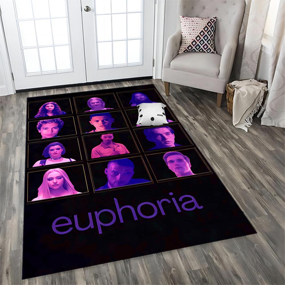 Euphoria Youth And Rebellion rug for living rooms, bedrooms, home décor, and as gifts.