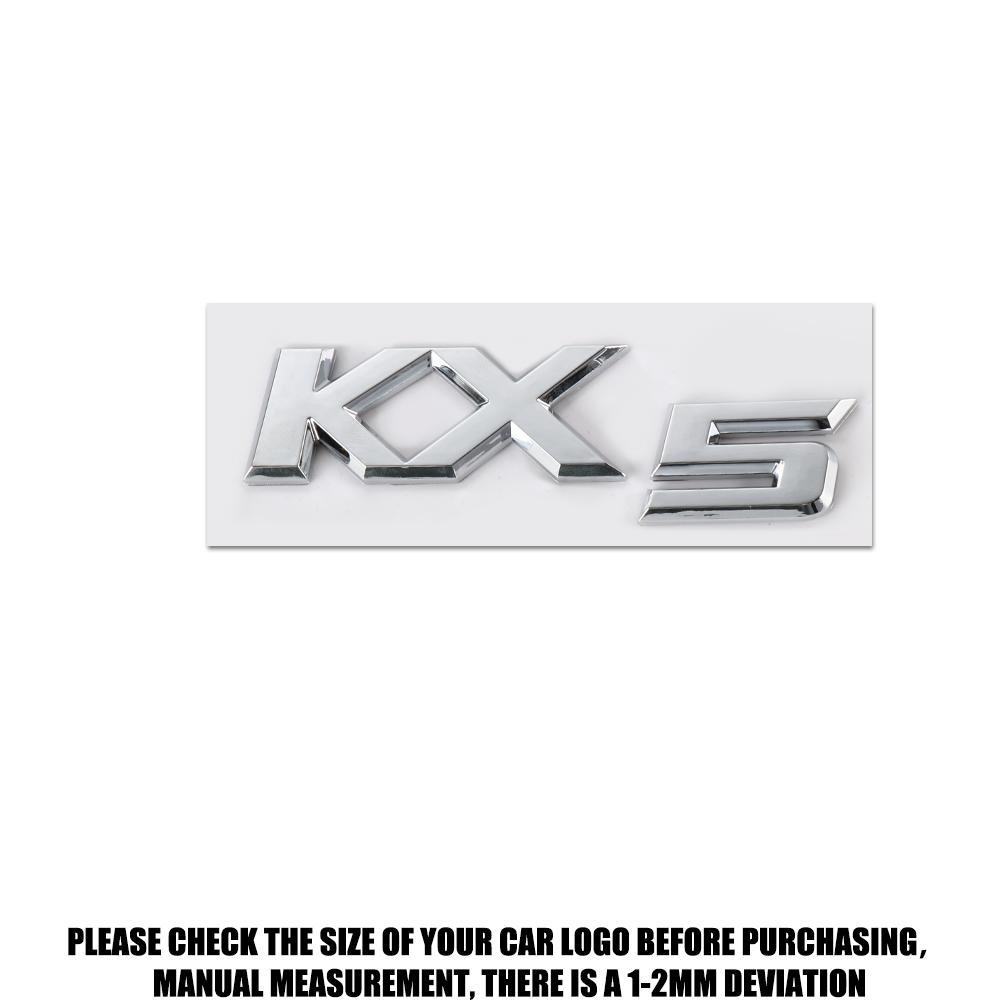 BBDQ9 New Auto Exterior K3 K5 K4 KX5 Emblem Fender Rear Trunk Body Badge Sticker For Kia Forte Ceed Cerato RIO 2 3 4 Picanto Sportage