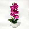 Pink Simulated Flower Butterfly Orchid Potted Artificial Faux Plants  Indoor Decoration