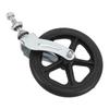 6 Inch Wheelchair Front Wheels with Front Fork Drive Steel Bearing Wheel Front Fork for Wheelchair Replacement Parts