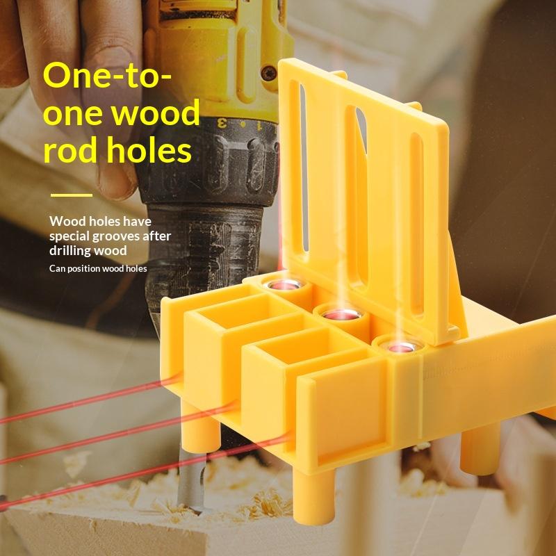 Для столярных работ Зажим-локатор для сверления прямых отверстий Деревообрабатывающий дюбельный ручной направляющий для сверления и инструмент для корончатого сверла 6/8/10 мм сверло