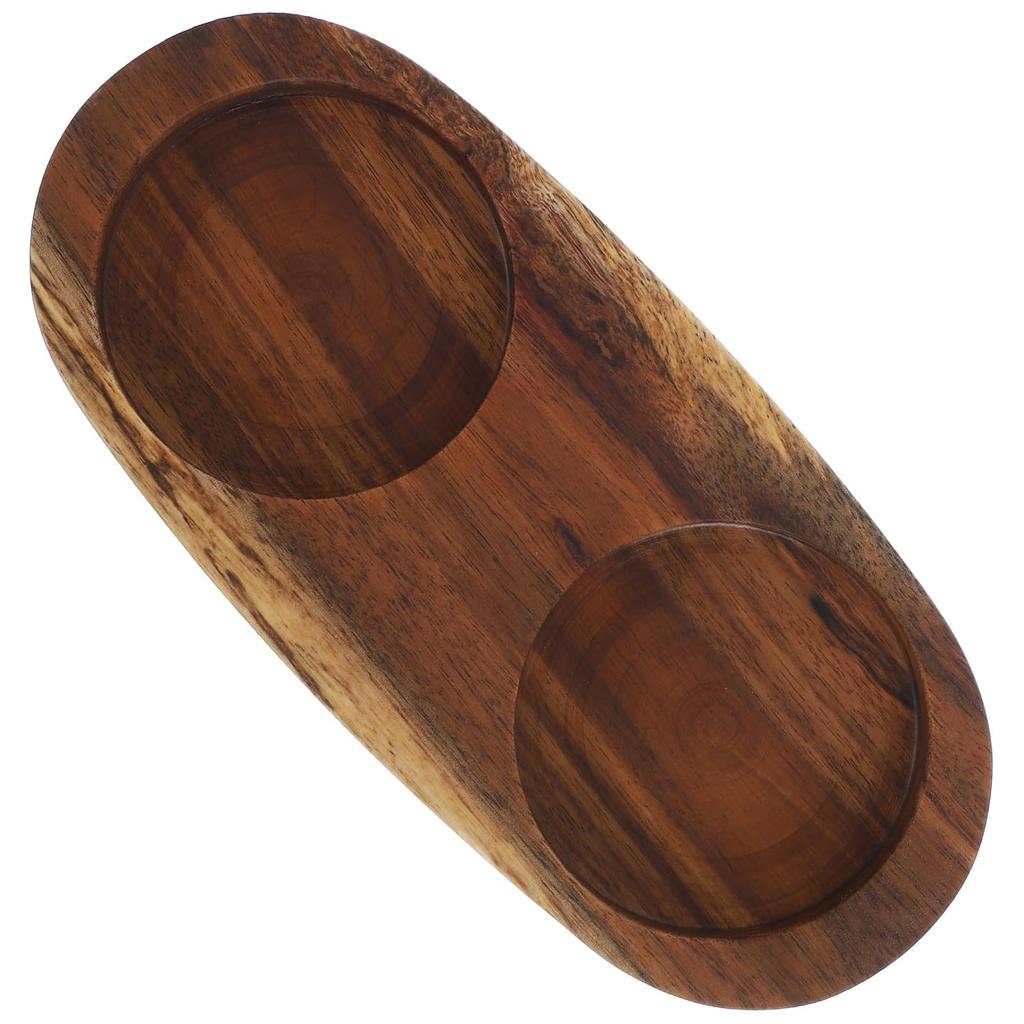 DECHOUS Поднос для мельниц для соли и перца Деревянный держатель для солонки и перечницы Кухонный измельчитель Подставка для бутылок Основа Поднос для мельницы для перца Деревянная подставка