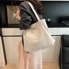 Autumn and Winter Popular Corduroy Large-capacity Tote Bag Women's 2025 New Versatile Casual Commuting High-end Shoulder Bag