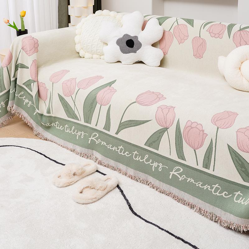 Sofa Cover Cloth Four Seasons Universal Chenille Sofa Towel Full Covered Cloth Anti-Cat Scratch Sofa Cushion Sofa Cover