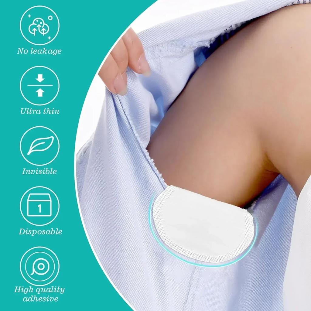 500pcs Unisex Summer Sweat Pads Deodorants Underarm Anti Perspiration Sweat Pads Disposable Armpit Absorb Useful Shield Pads