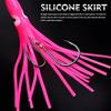 Double Hook Sea Fishing Lures Slow Shake Squid Skirt Lures Durable Iron Plate Lures  Deep Sea