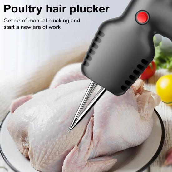 Электрический ощипыватель птицы, перезаряжаемая коническая головка из нержавеющей стали, регулируемая водонепроницаемая машина для ощипывания перьев для курицы, утки, гуся, индейки