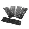 50 шт. черные резиновые полоски для ремонта проколов бескамерных шин для автомобилей, мотоциклов 200*3,5 мм