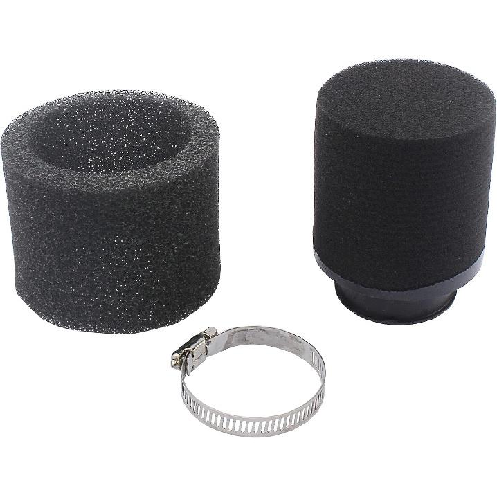 Universal 38mm 39mm 40mm Black Double Foam Pod Performance Filter for 50cc - 90cc 110cc 125cc ATV Quad Scooter Go Kart Moped Pit Dirt Super Bike