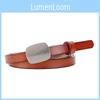 Womens Cow Leather Waist Belt With Alloy Buckle And Minimalist Design For Street Style